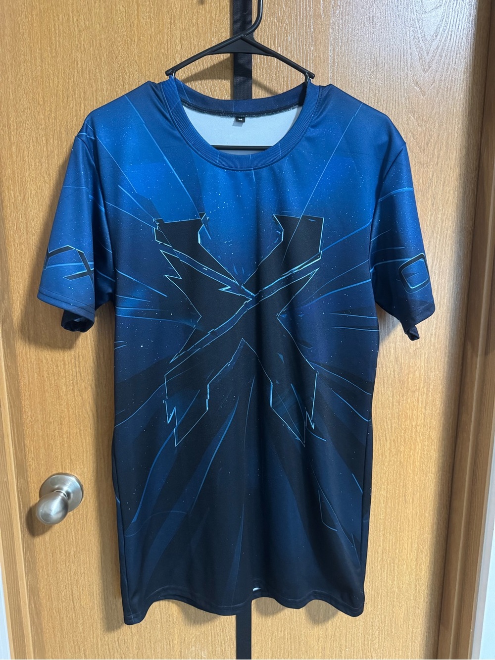 Excision Size Medium ONYX short sleeve shirt - blue